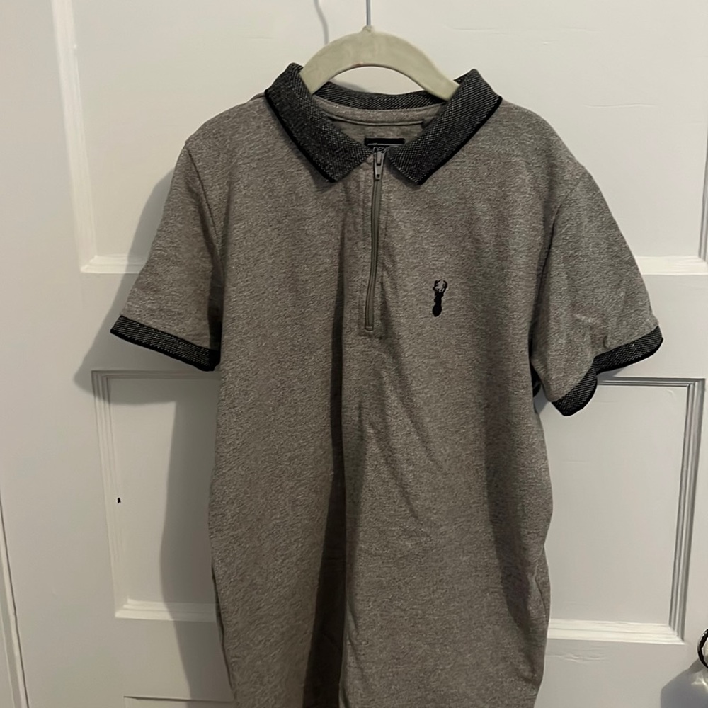 Next boys grey polo shirt, excellent condition!